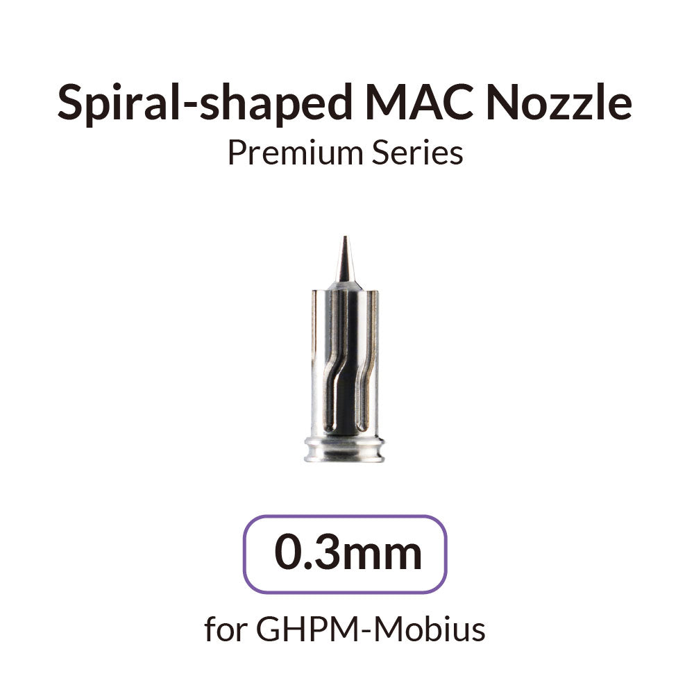 Gaahleri 0.3 mm Airbrush Nozzle for Mobius – precision stainless-steel replacement nozzle for Gaahleri Mobius airbrush.