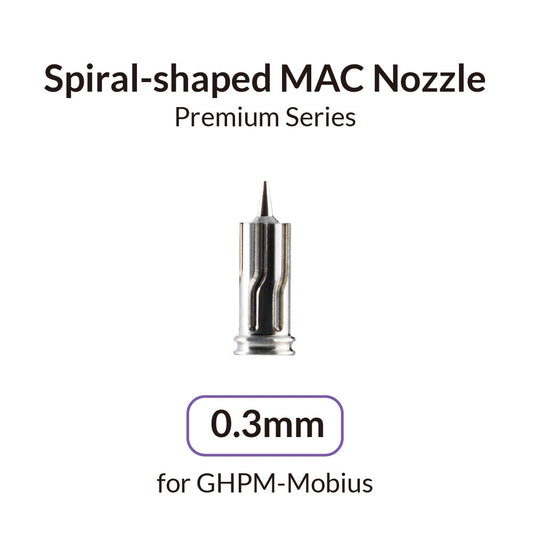 Gaahleri 0.3 mm Airbrush Nozzle for Mobius – precision stainless-steel replacement nozzle for Gaahleri Mobius airbrush.