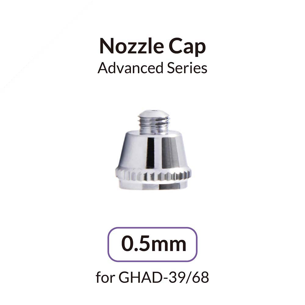 Gaahleri 0.5 mm Airbrush Nozzle Cap for Advanced Series – precision replacement cap for Gaahleri GHAD-39 / GHAD-68.