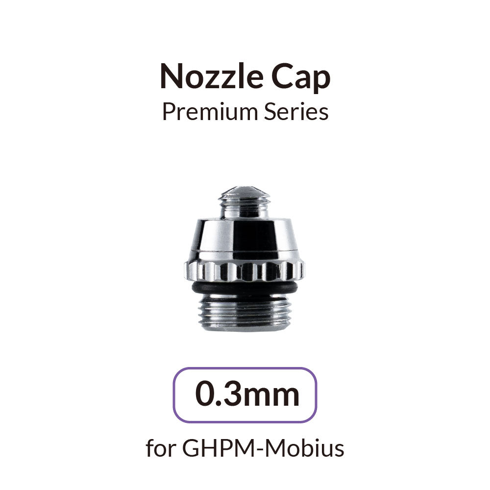 Gaahleri 0.3 mm Airbrush Nozzle Cap for Mobius – precision replacement cap ensuring optimal airflow, fit, and performance for Gaahleri Mobius airbrushes.