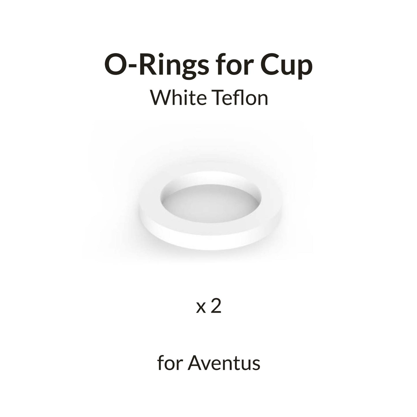 Gaahleri Aventus White O-Rings set for airbrush sealing and maintenance.