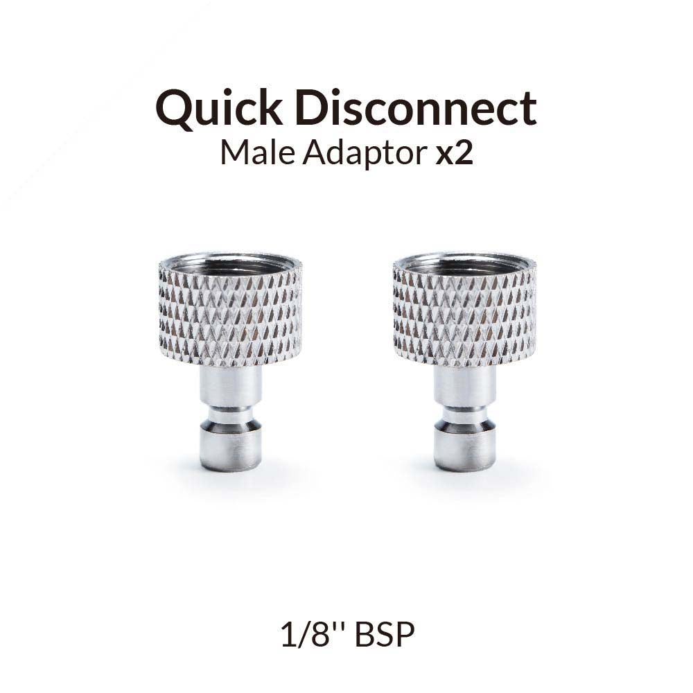 Gaahleri Airbrush Quick Adapter – quick-release metal male adapter for Gaahleri airbrush systems, ensuring secure fit and fast hose changes.