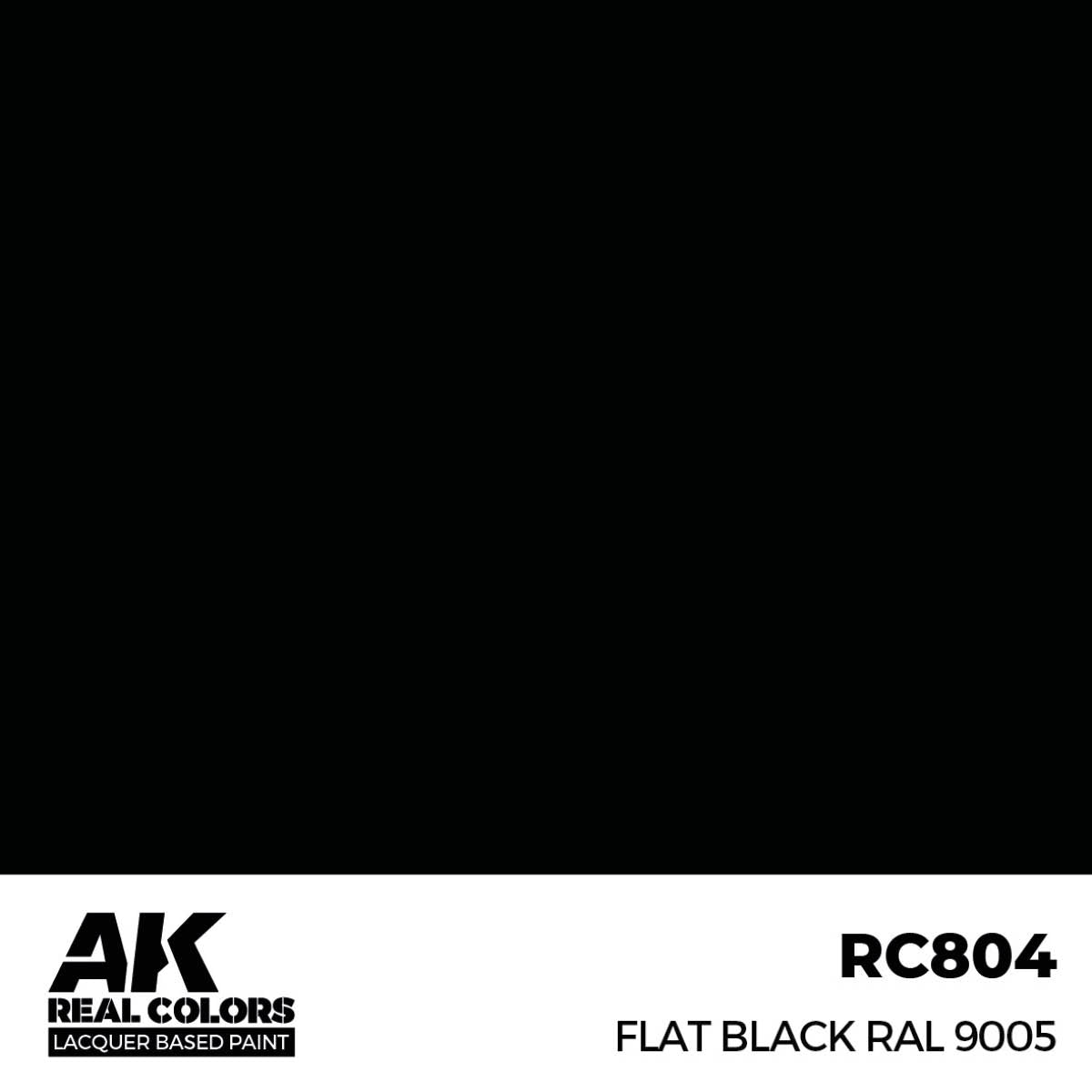 RC804 Flat Black RAL 9005
