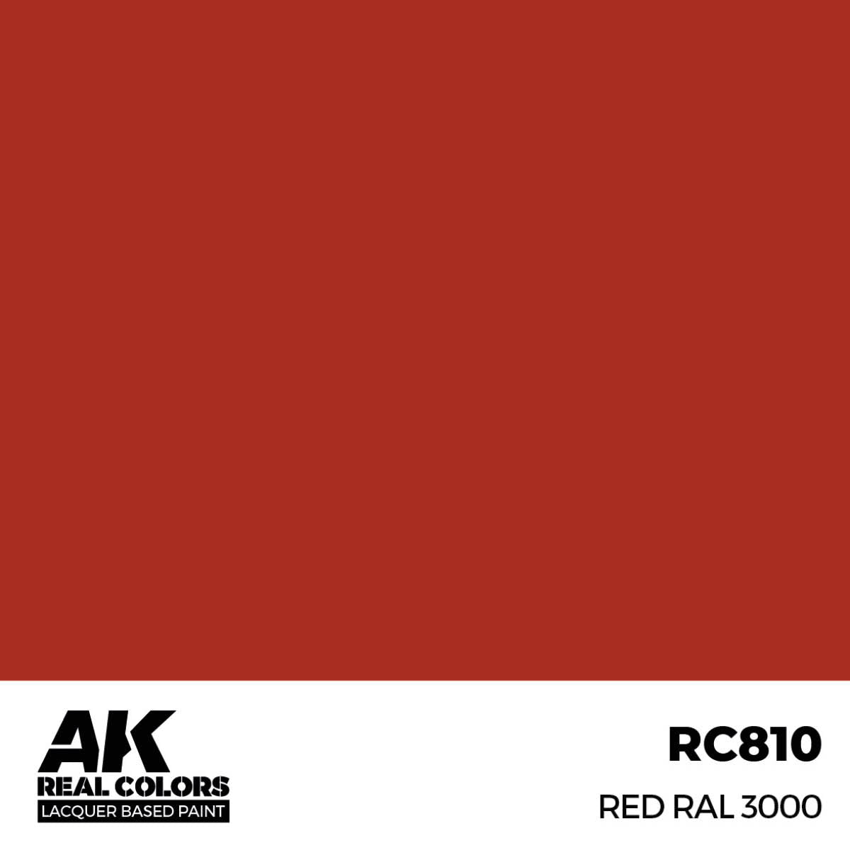 RC810 Red RAL 3000