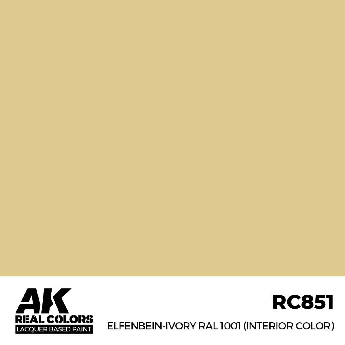 RC851 Elfenbein-Ivory RAL 1001 (Interior Color)