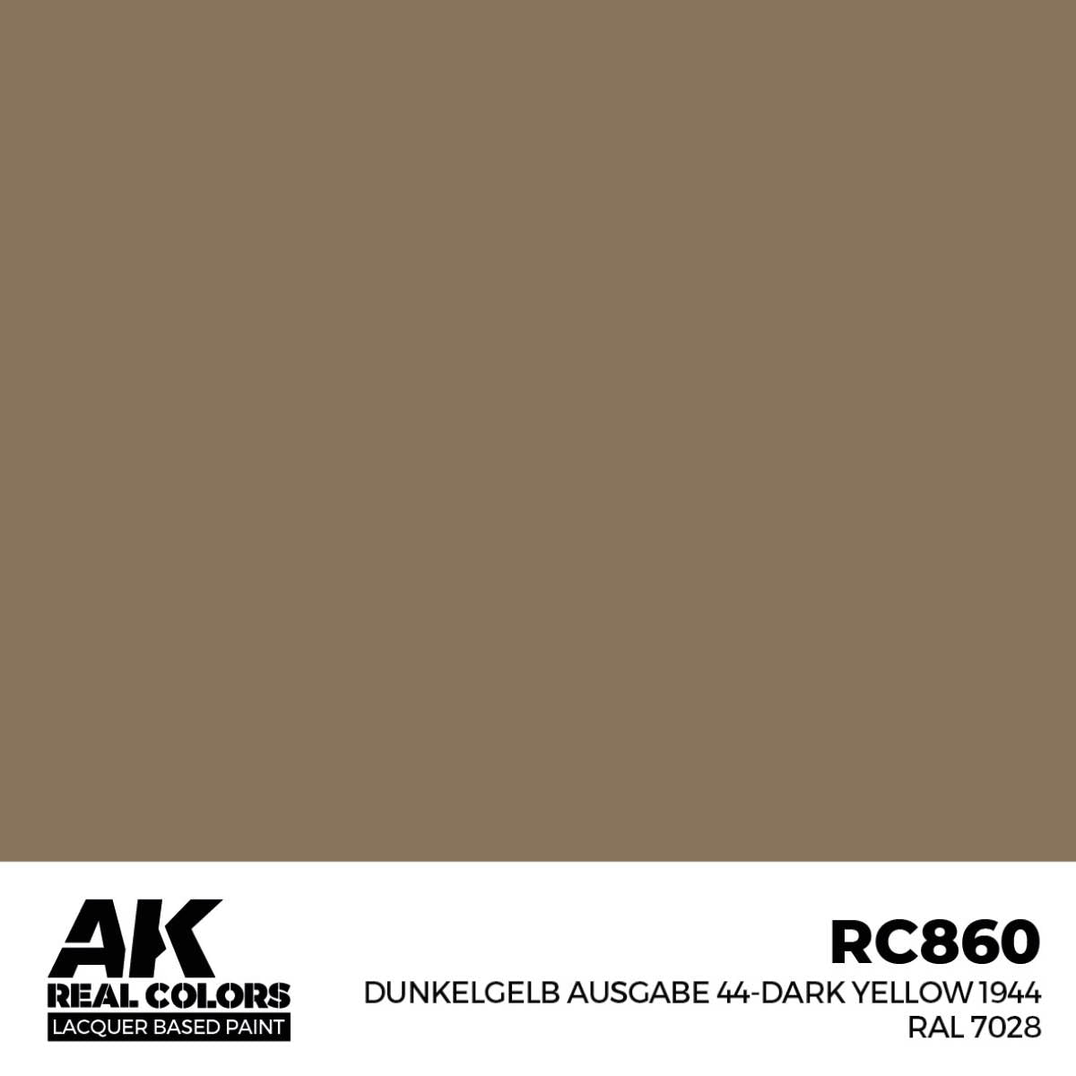 RC860 Dunkelgelb Ausgabe 44-Dark Yellow 1944 RAL 7028