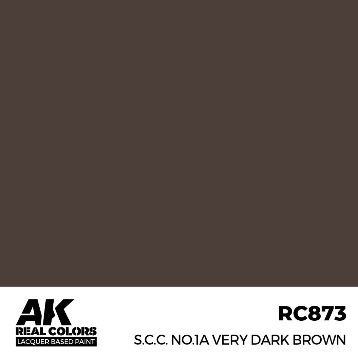 RC873 S.C.C. No.1A Very Dark Brown