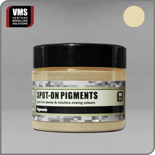 No. 11 Light Sand: "VMS Spot-On Pigment No. 11 Light Sand – Three-color sand blend suitable for various construction site models