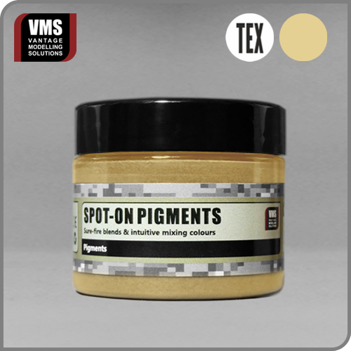 No. 14 Intensive Sand TEXTURED: "VMS Spot-On Pigment No. 14 Intensive Sand TEXTURED – Textured version of Intensive Sand for dynamic effects