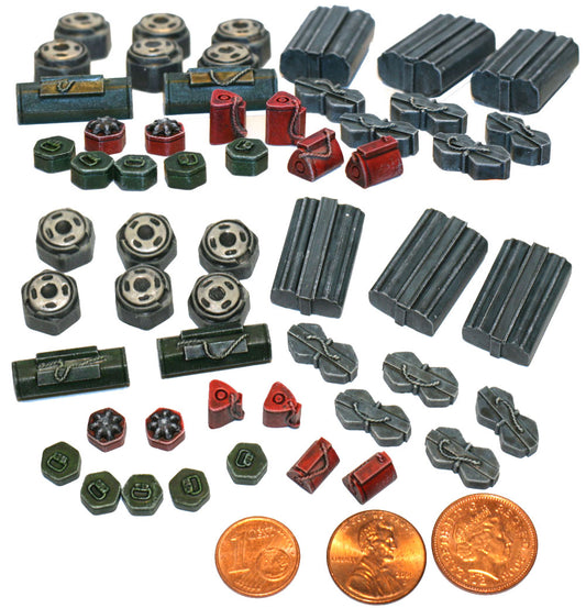 “Value Gear SC001 Sci-Fi Supplies Small Arms – resin accessories for 1/35–1/56 sci-fi miniatures and dioramas.”