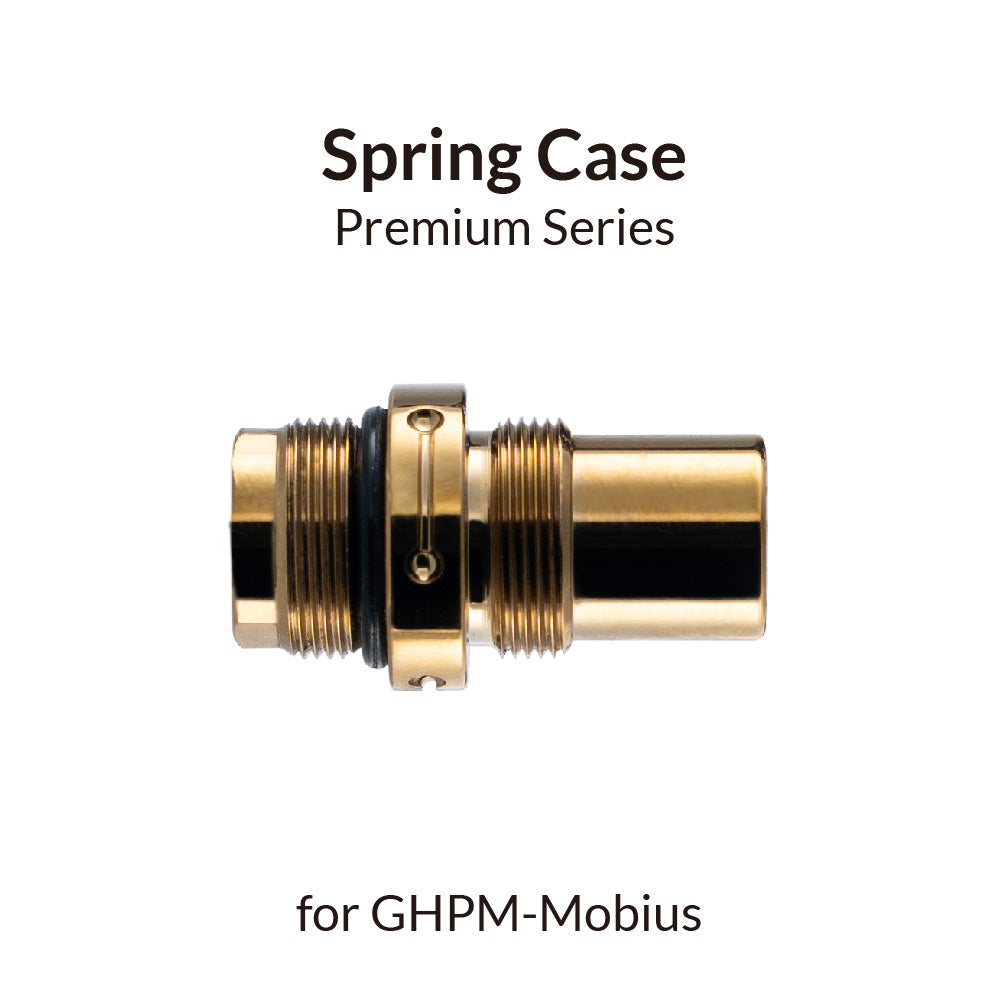 Gaahleri Airbrush Spring Case for Mobius – precision-machined metal replacement part ensuring smooth trigger action and spring protection.