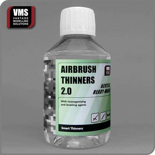 VMS Airbrush Thinners 2.0 Acrylic bottle – professional thinner for scale modelling and airbrushing acrylic paints”