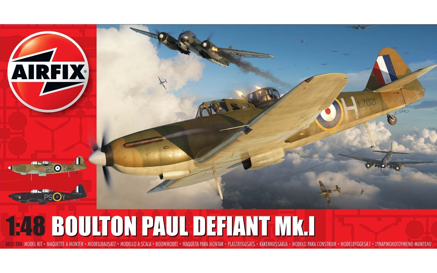 Airfix 1/48 Boulton Paul Defiant Mk1 box art