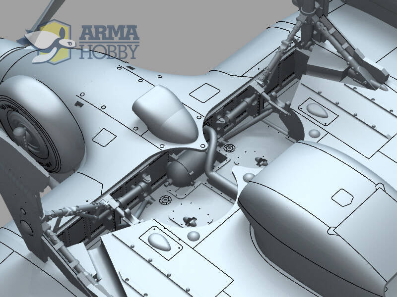 Arma Hobby 1/48 Hurricane MkIIc