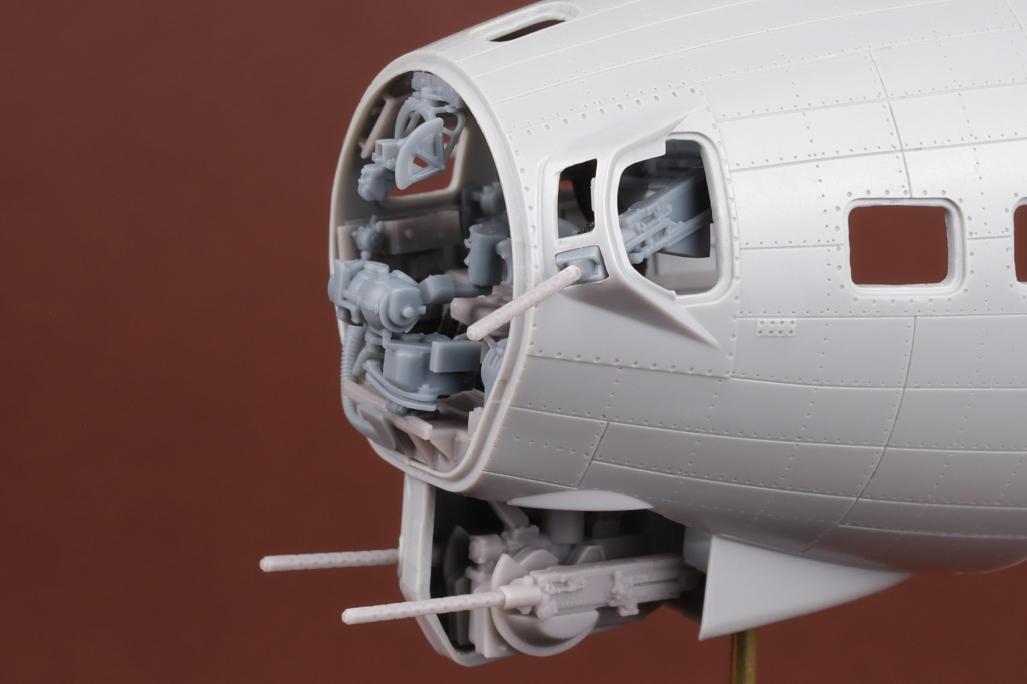 Red Fox Studio 1/48 B-17G Bombardier Position & Chin Turret Upgrade Detail Set for HK Models SBSRF-4802