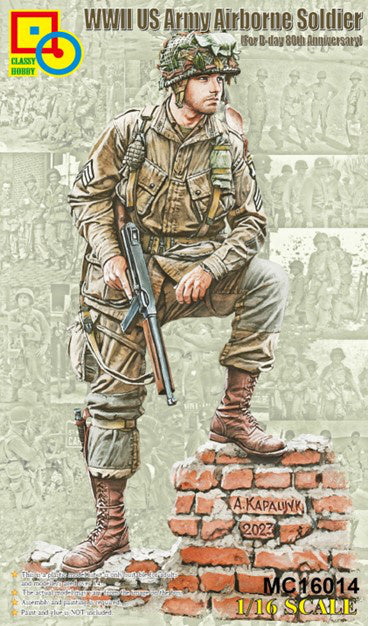 Classy Hobby 1/16 WWII US Army Airborne Soldier box art