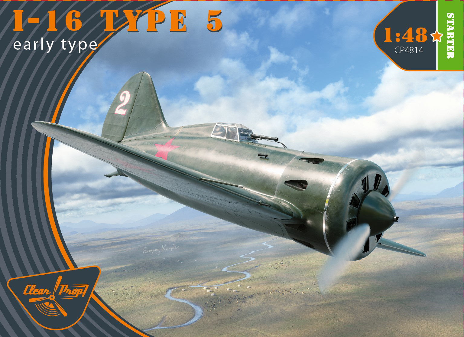 Clear Prop Models 1/48 I-16 Type 5 (Early Version) box art 