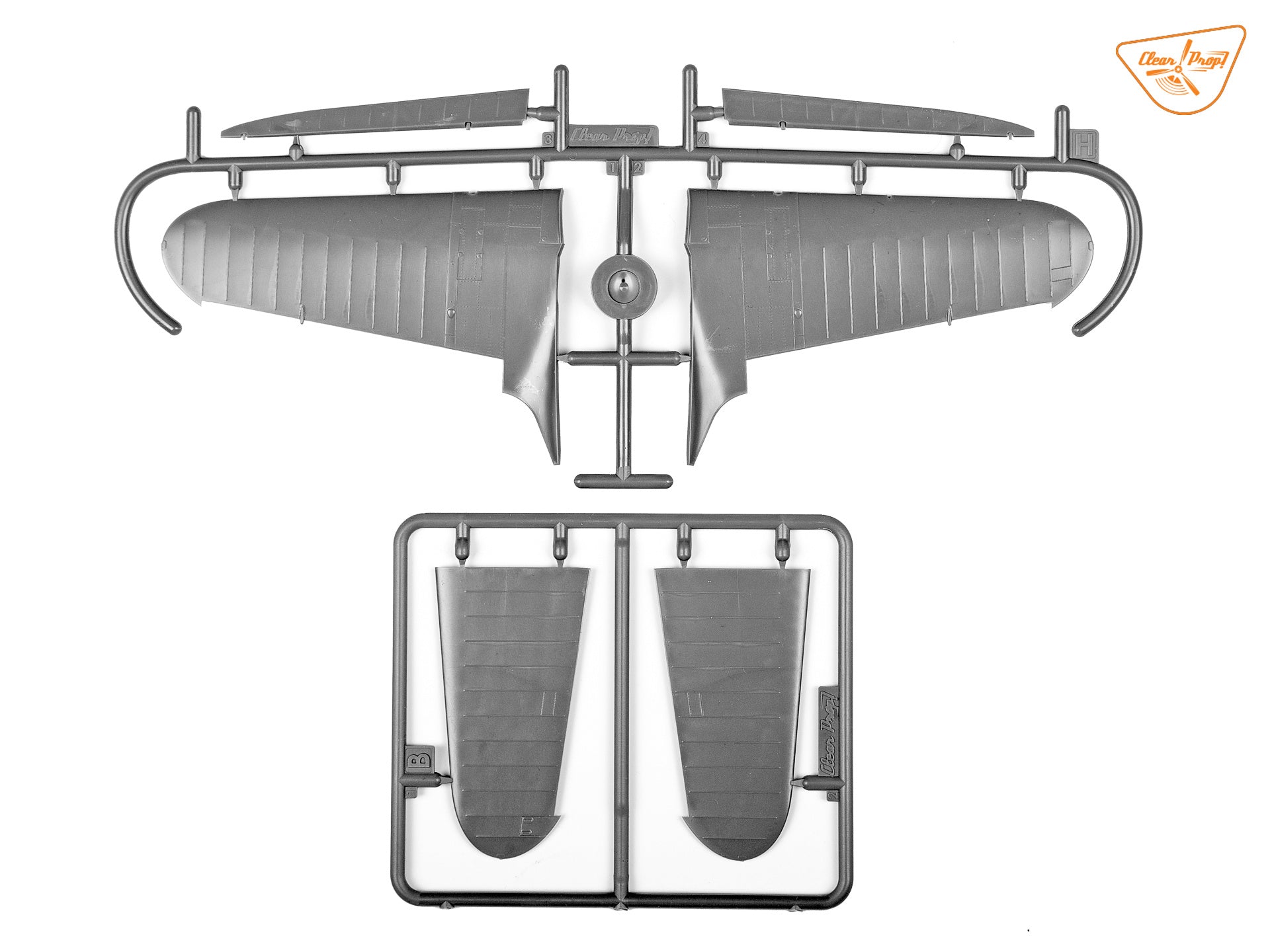 Clear Prop Models 1/48 I-16 Type 5 (Early Version) wing sprue