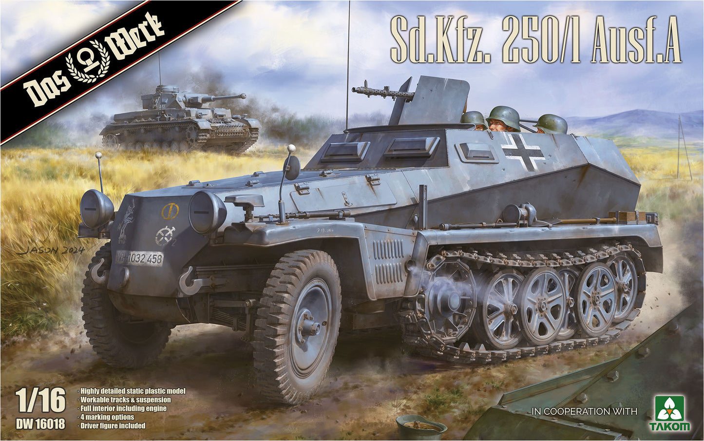 Das Werk 1/16 Sd.Kfz.250/1 Ausf.A (In Stock June)