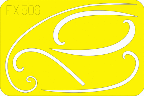 Eduard 1/48 FW190D Spinner Sprial Masks