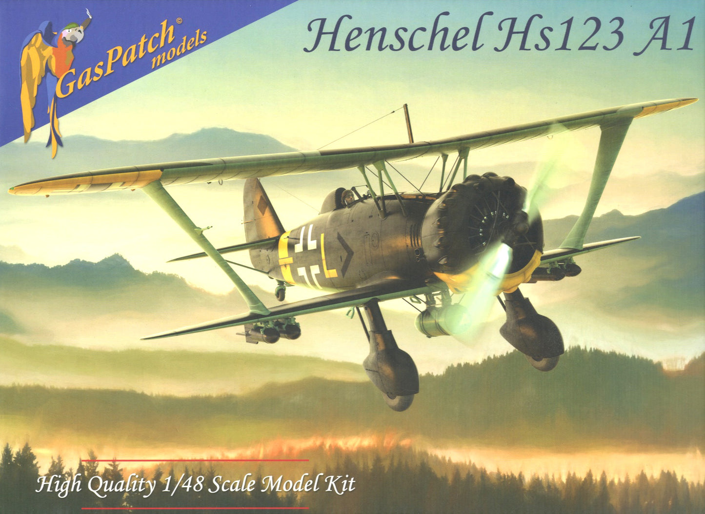 GasPatch Models 1/48 Henschel Hs123A-1 box art