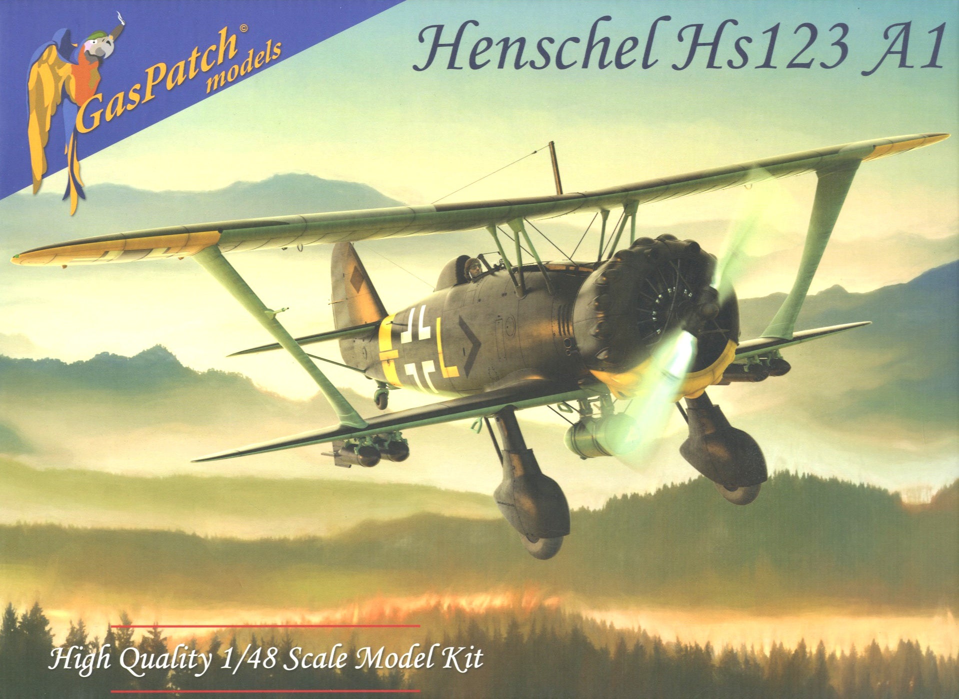 GasPatch Models 1/48 Henschel Hs123A-1 box art