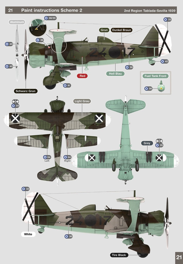 GasPatch Models 1/48 Henschel Hs123A-1 paint and decal option 2