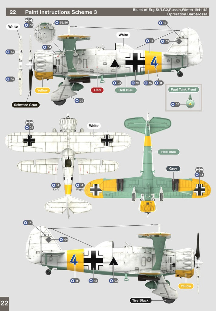 GasPatch Models 1/48 Henschel Hs123B-1 paint and decal option 3