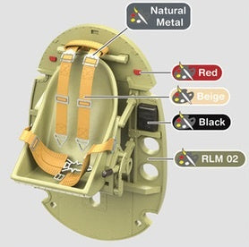 GasPatch Models 1/48 Henschel Hs123B-1 cockpit seat detail