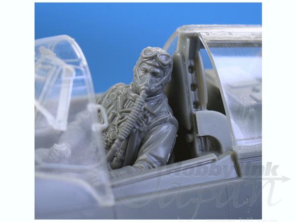 Hasegawa 1/32 Mitsubishi J2M3 Raiden Type 21 (Jack) pilot and cockpit close up 