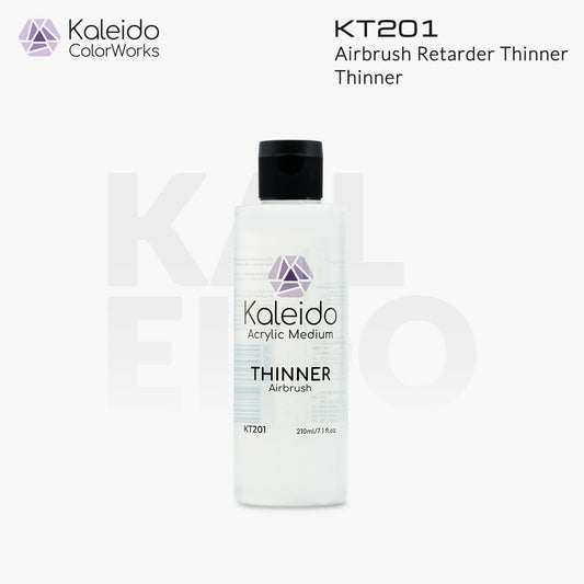 KT201 Airbrush Thinner 210 ml bottle — water-based acrylic thinner for airbrushing scale models and miniature