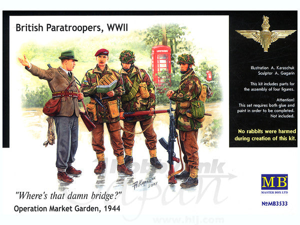Master Box 1/35 British Paratroopers 1944 #1 (In Stock June)