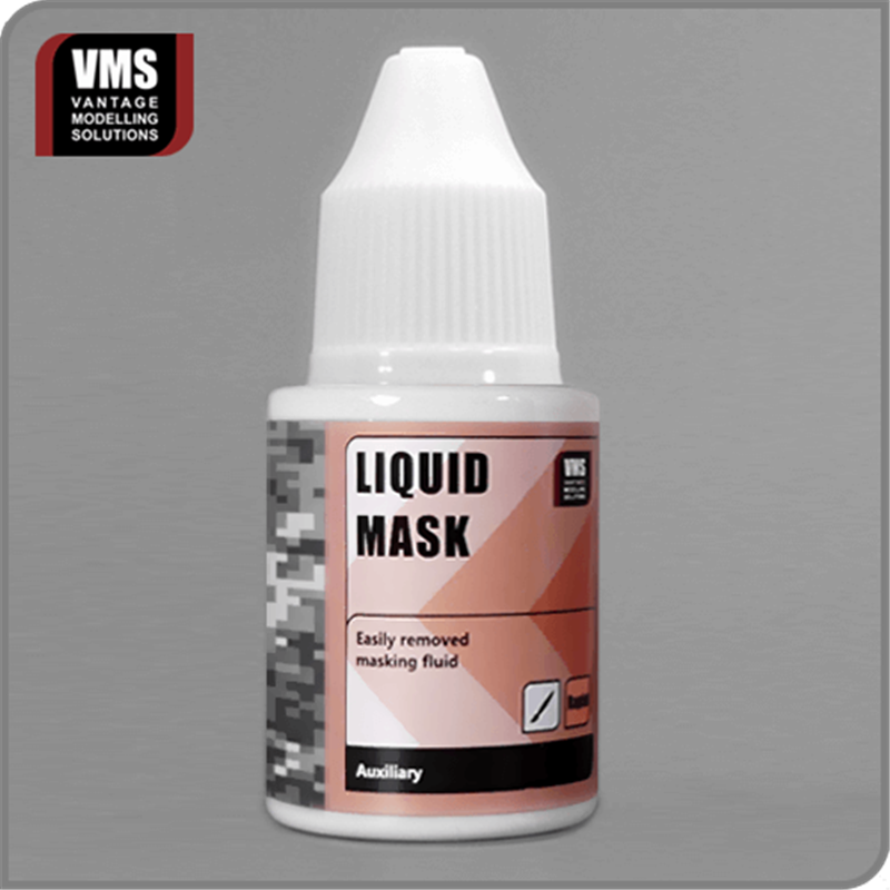 VMS Liquid Mask 30 ml bottle – precision masking fluid for scale model painting and airbrushing