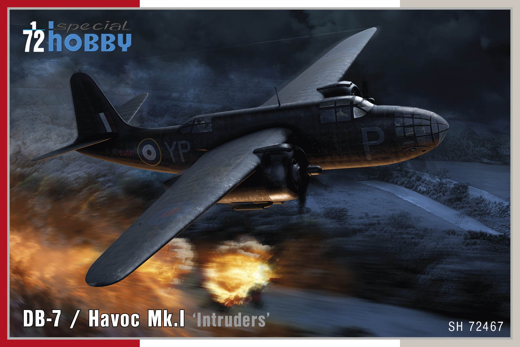 Special Hobby  1/72 DB-7 Havoc Mk.I 'Intruders' box art
