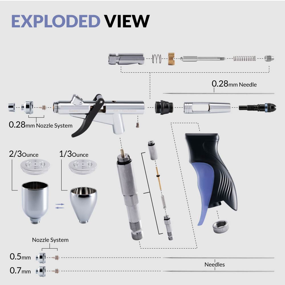 Gaahleri Ace Series GHAC Swallowtail “Barbatos Rex” Airbrush
