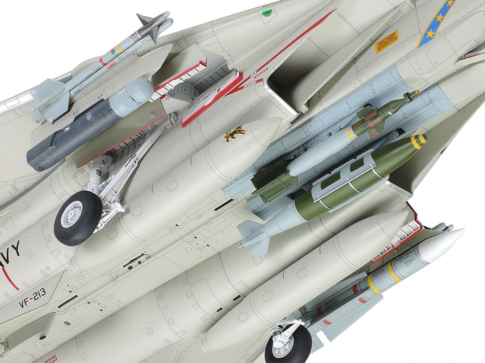 Tamiya 1/48 Grumman F-14D Tomcat completed kit with weapons placement. 