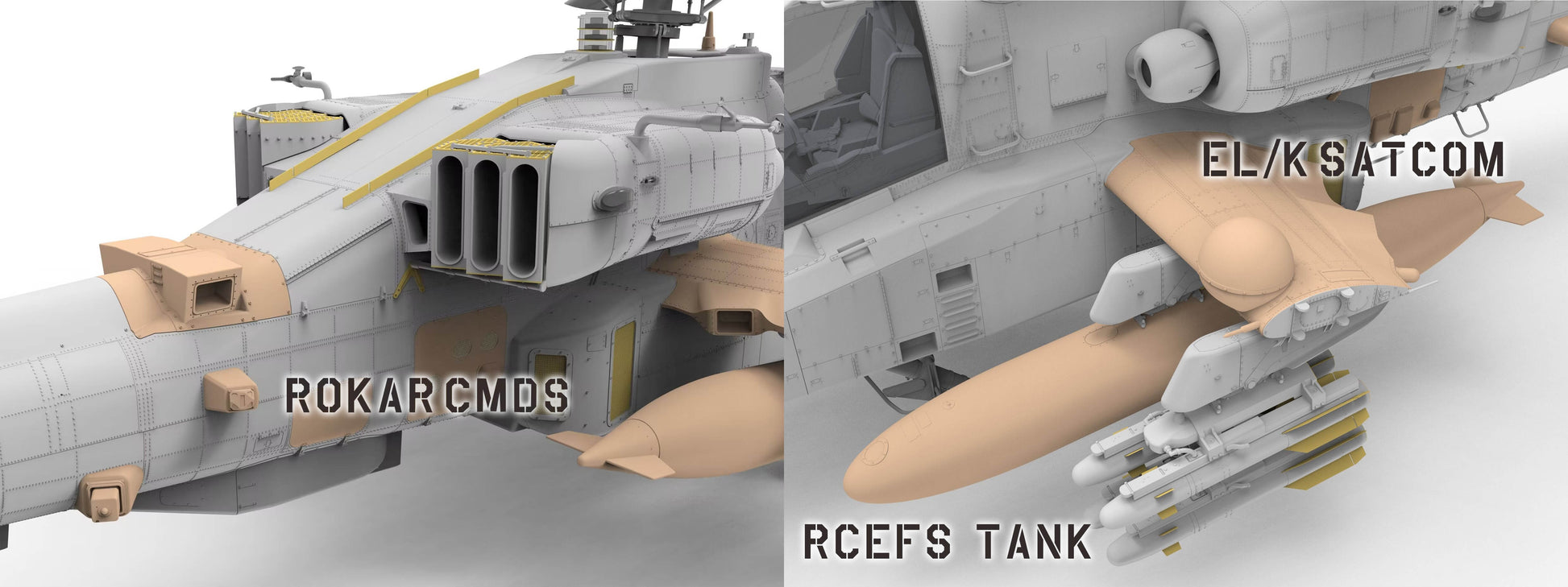Takom 1/35 AH-64DI Saraf 3D Renders 