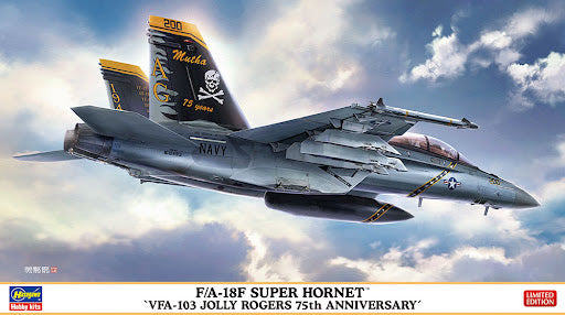 Hasegawa 1/48 F/A-18F Super Hornet VFA-103 Jolly (In Stock June)