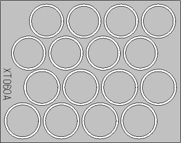 Eduard King Tiger Wheel Mask 1/35 set for painting Tamiya King Tiger road wheels.